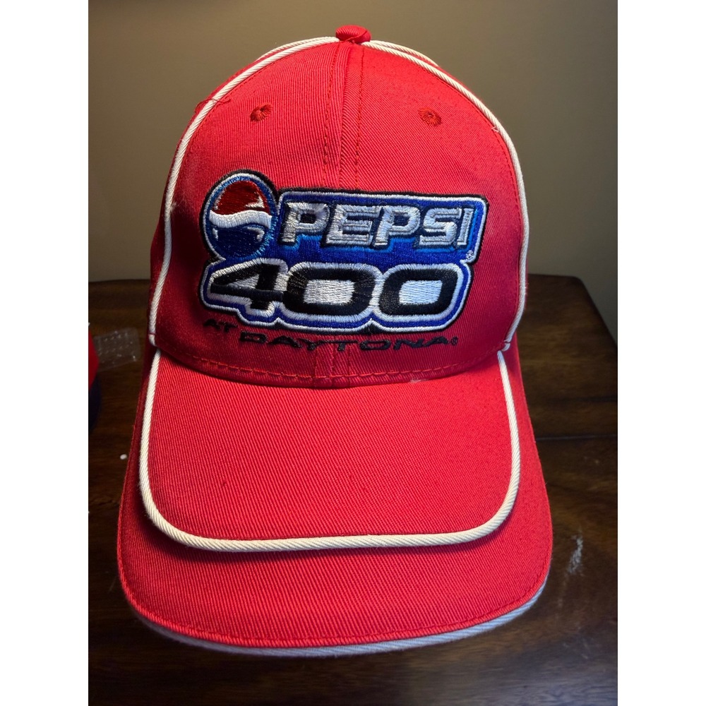 Chase Authentics NASCAR Pepsi 400 Daytona 2005 Red Adjustable Hat‎ Mens Cap